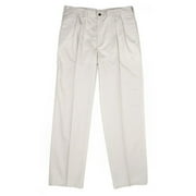 Men's Twill Stain-Free Pleated Pant