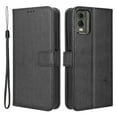 thumbnail image 1 of compatible Nokia C32 Protective Phone Case Leather Folio Flip Cover Stand Diamond Texture Wallet Phone Case_Gift Of G, 1 of 5