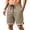 Khaki, variant on Satingcolo Mens 11" Gym Basketball Quick-Dry Shorts with Zipper Pockets - Quick Dry Lightweight Mesh Athletic Shorts for Workout Running