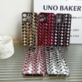 thumbnail image 2 of compatible iPhone 14 Plus Retro Weave Texture Electroplating Phone Case Cheap and fine, 2 of 4