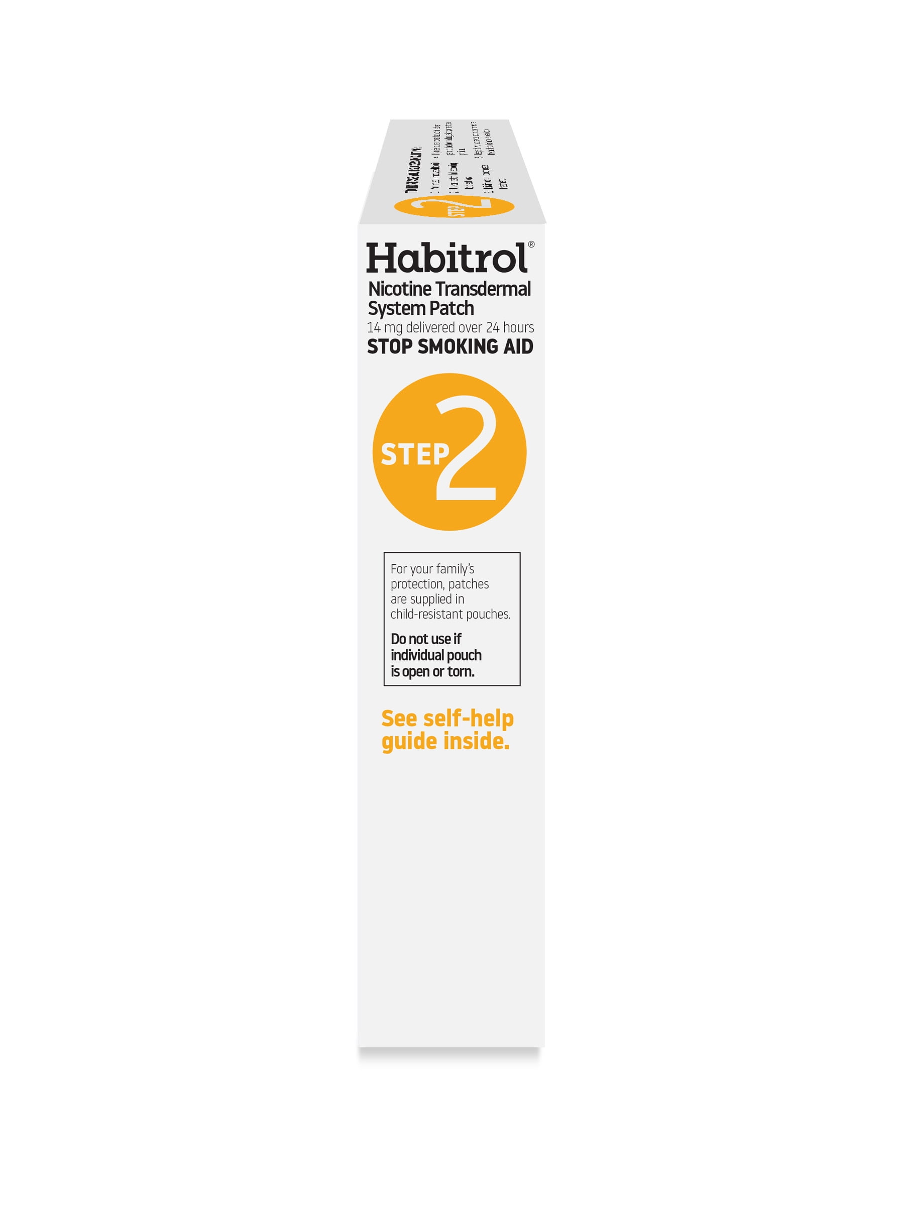(3 pack) Habitrol Nicotine Transdermal System Patch (Step 2) Stop Smoking Aid (14 mg) 14 Patches (2 Week Kit)
