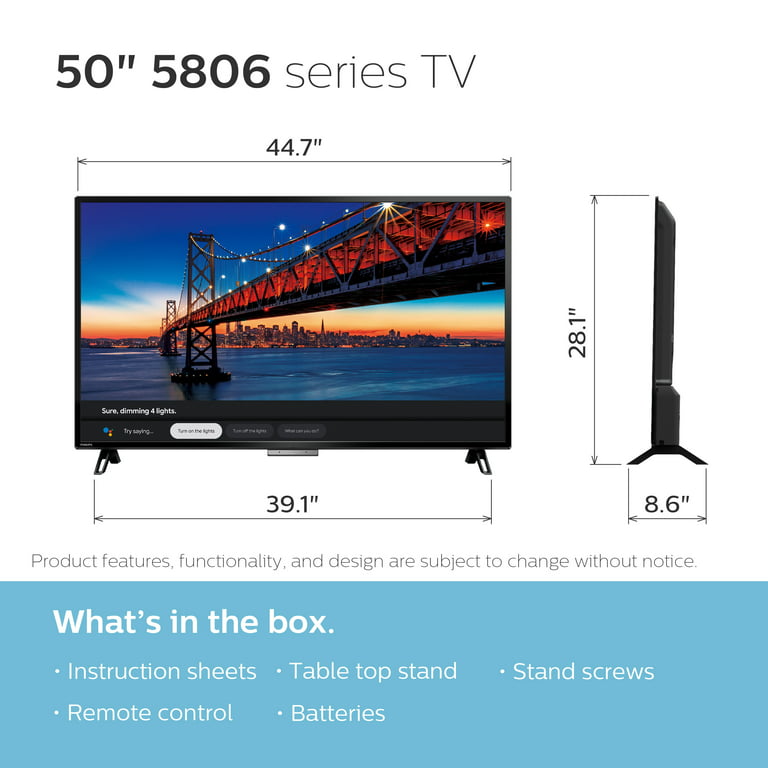 Smart TV 50 4K UHD Philips 50PUD7406/77