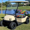 thumbnail image 2 of HUIACONG Colorful Leaf Pattern Breathable Golf Cart Seat Covers 2 Piece for Golf Cart Sports, Golf Cart Seat Protector Soft, 2 of 7