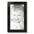 thumbnail image 2 of ArtToFrames 9" x 16" Honors Black with Silver Picture Frame, 9x16 inch Black Wood Poster Frame (WOM-5157),  Pack, 2 of 7