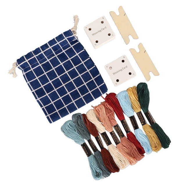 Juego de tarjetas de tejido, 30 Uds., tarjetas de telar para tableta portátiles ligeras con lanzadera de hilo de bordar para manualidades, bufanda