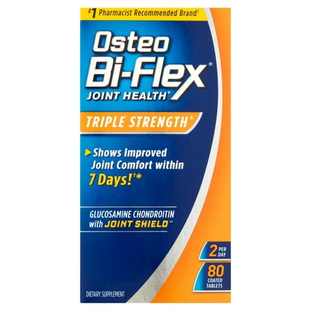 Osteo Bi-Flex Complément alimentaire Glucosamine chondroïtine HRSH Joint Shield 80 ct