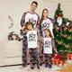 thumbnail image 2 of Pijamas navideños para padres e hijos, ropa de dos piezas con estampado de letras de dibujos animados para el hogar, Bonito traje de noche con estampado de árbol de Navidad, 2023, 2 of 3