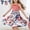 Red-3, variant on Odeerbi Toddler Kids Girls Independence Day A-Line Tiered Slip Dress Summer Patriotic Star Stripe Casual Strap Dress