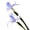 Light Blue, variant on bestolf Artificial Iris Flower 2 Heads Faux Silk Flower Bouquet Long Stem Fake Iris Flowers for Floral Arrangements Table Centerpiece Party Wedding Decor