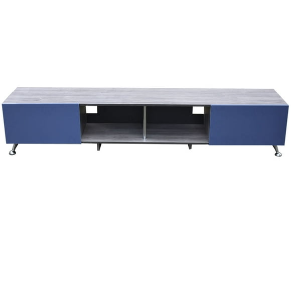 Mueble para TV Hogare Gris azul Centro de entretenimiento 180 cm
