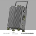 thumbnail image 1 of Maleta BunnyFly, Maleta de viaje con asa ancha para hombre, equipaje de mano 20 24, cubierta de carrito con marco de aluminio para PC para mujer, 1 of 4