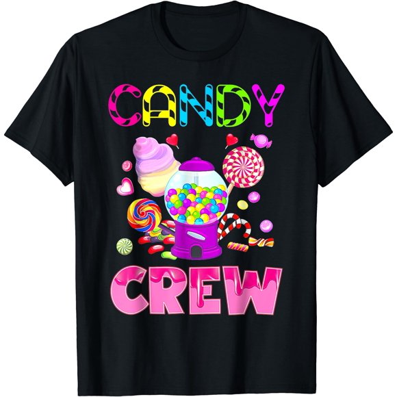 Candy Land Candy Crew Decorations Sweetie Candy Squad T-Shirt - White - M