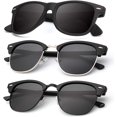 thumbnail image 1 of Polarized Sunglasses for Men and Women Semi-Rimless Frame Driving Sun glasses 100% UV Blocking, 1 of 7
