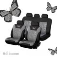 thumbnail image 5 of Funda de asiento de coche con ranuras en forma de mariposa Funda de asiento de coche universal Four Seasons, 5 of 5