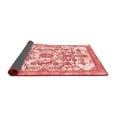 thumbnail image 2 of Ahgly Company Indoor Round Abstract Red Modern Area Rugs, 4' Round, 2 of 4