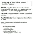 thumbnail image 2 of Mineral Fusion Nail Polish Remover, Gentle, Acetone-Free & Non Drying, Toxic Free 6 Oz (1 Pack), 2 of 2