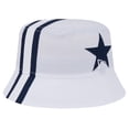 thumbnail image 3 of Men's New Era White Dallas Cowboys Helmet Bucket Hat, 3 of 4