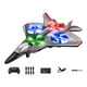 thumbnail image 2 of Avión de control remoto, helicóptero volador, resistente a caídas, ligero, planeador de , avión RC con luces de colores, juguete para niños Rojo, 2 of 8
