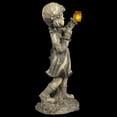thumbnail image 3 of Northlight 18" Distressed Gray Girl with Cell Phone Solar Powered LED Lighted Outdoor Patio Garden Statue, 3 of 6