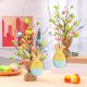 thumbnail image 5 of CaiYueKe Easter Bunny Ornament Resin Gingerbread Pendant Hanging Decor Spring Holiday Home Party Tree Decoration Cute Collectible Gift Festive, 5 of 7