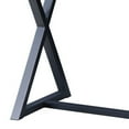 thumbnail image 4 of Writing Desk with X Base and 1 Center Drawer, Black, 4 of 5