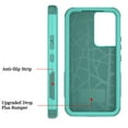 thumbnail image 6 of NIFFPD Samsung S22 Case, Galaxy S22 Case, Shockproof Anti- Scratch Drop protection Cover for Samsung Galaxy S22 Case Teal+Light Green, 6 of 7