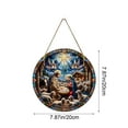 thumbnail image 3 of Nkmbld Christmas Ornaments Nativity Scene Ornaments Religious Christmas Hanging Ornament The Birth of Jesus Christian Christmas Decorations, 3 of 7