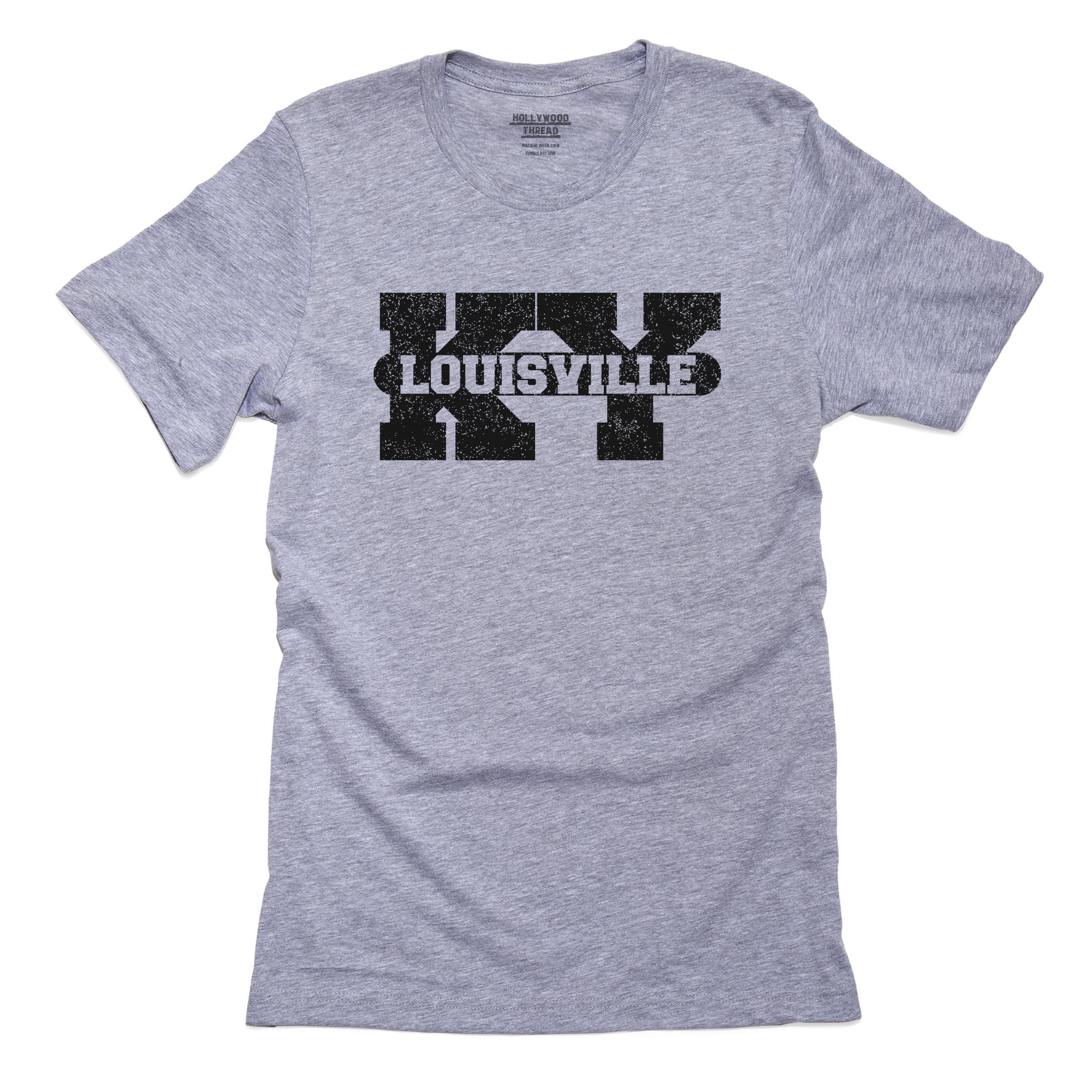 Louisville, Kentucky KY Classic City State Sign Boy's Long Sleeve Grey  T-Shirt