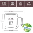 thumbnail image 2 of 15.2oz(4-pack) Glass Coffee Mugs,Double Wall Insulated Glass Mugs with Handle,Clear Espresso Mugs for Latte,Cappuccino,Tea Bag, 2 of 6