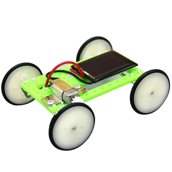 Toys under $5! kkbbma Solar Power Car Toy Clearance, Mini Solar Car Model Diy Manual Car Teaching Children's Technology Small Production Gizmo