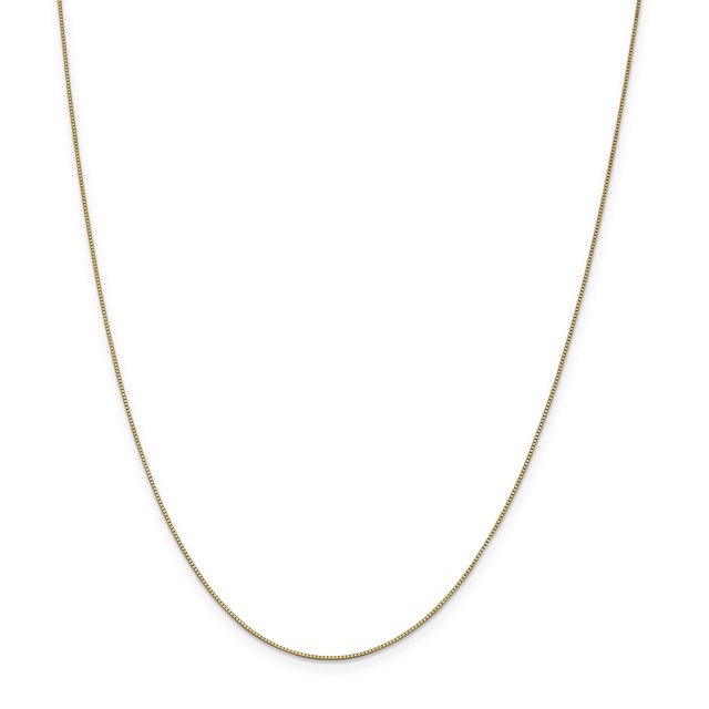 Leslie's 14K .7 mm Box w/Lobster Chain (Weight: 2.99 Grams, Length: 30 Inches)