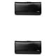 thumbnail image 2 of Guardurnaity Cartera de tipo largo con cierre de cremallera de cuero, bolsillo para monedas, monedero de almacenamiento, tarjetero portátil, bolsa Negro 2piezas, 2 of 6