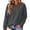 BL38_Dark Gray, variant on Lumtrix Womens Oversized Sweatshirts Fleece Solid Tops Fall Winter Crewneck Pullover Caasual Long Sleeve Shirts Blue M