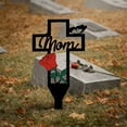 thumbnail image 4 of Cemetery Memorial Stake For Parents Metal Garden Decoration Memorial Sign For Outdoor Decoration, 4 of 9
