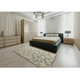 thumbnail image 5 of Ahgly Company Machine Washable Indoor Rectangle Abstract Tan Brown Area Rugs, 7' x 10', 5 of 7