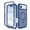 Blue, variant on Dteck Magnetic Case for iPhone Air, Compatible with MagSafe, Translucent Back with Front Frame Rugged Shockproof Protective Cover,Purple