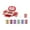 Red, variant on NAOJIE Cash Register For Kids,Play Money For Kids,Kids Cash Register,Simulation Supermarket Cash Register Children Cash Register Model Card Scanning-Red