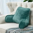thumbnail image 3 of Home Soft Things DO-IT-YOURSELF Textured Velvet Bedrest Pillow - Deep Teal - 20" x 18" x 17", 3 of 8