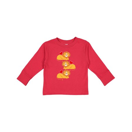 

Inktastic Lion Jungle Animals Outfit Gift Toddler Boy or Toddler Girl Long Sleeve T-Shirt