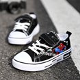 thumbnail image 2 of Zapatos de lona de dibujos animados para niños primavera y otoño nuevo Disney Spiderman niños zapatos deportivos niñas zapatos de tela all-match31 (plantilla de 18,5 cm) Gao Jinjia LED, 2 of 2