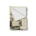 thumbnail image 2 of Books Soft Flannel Fleece Blanket, Vintage Stack of Old Books Pile Text Books Reading Hand Drawn Sketch Print, Cozy Plush for Indoor and Outdoor Use, 50" x 60", Beige and Dark Brown, by Ambesonne, 2 of 5