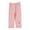 Pink, variant on Utoimkio Toddler Girls Solid Color Capri Leggings Stretchy Home Lounge Pants for Kids Daily Wear Size 1-7T