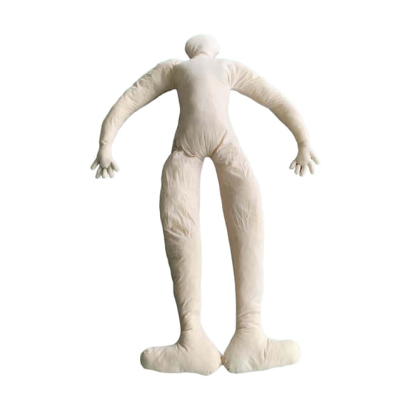 Halloween Christmas Poseable Mannequin Dummy Decoration 6.1 FT Stuffed Fabric Figure with Flexible Joints for Indoor Outdoor Holiady Decor