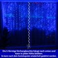 thumbnail image 5 of 300 Led Light Curtain 3M X 3M Usb Powered, 8 Modes Remote Control Adjustable Brightness, Indoor Outdoor Decoration For Bedroom Window, 5 of 6