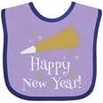 thumbnail image 3 of Inktastic Happy New Year Holiday Boys or Girls Baby Bib, 3 of 4