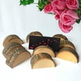 thumbnail image 1 of CNKOO 10Pcs/Set Creative Photo Holder Eco-friendly Wood Natural Stump Shape Card Stand for Home, 1 of 7