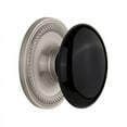thumbnail image 2 of Nostalgic Warehouse Ropblk_Prv_238_Nk Black Porcelain Solid Brass Privacy Door Knob Set -, 2 of 2