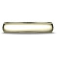 thumbnail image 2 of Womens 18K Yellow Gold, 5mm Slightly Domed Comfort-Fit Wedding Band with Milgrain (sz 7.5), 2 of 3
