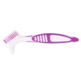 thumbnail image 4 of Double-Sided Toothbrush, Comfortable Portable Denture Brush, Purple Indoor Outdoor For Home Travel, 4 of 8
