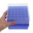 thumbnail image 3 of FRCOLOR Reusable Plastic Cryogenic Storage Box For Laboratory 36-Slots Cryogenic Container Freezer Box Vial Tube Box Cryovial Freezer Box, 3 of 8